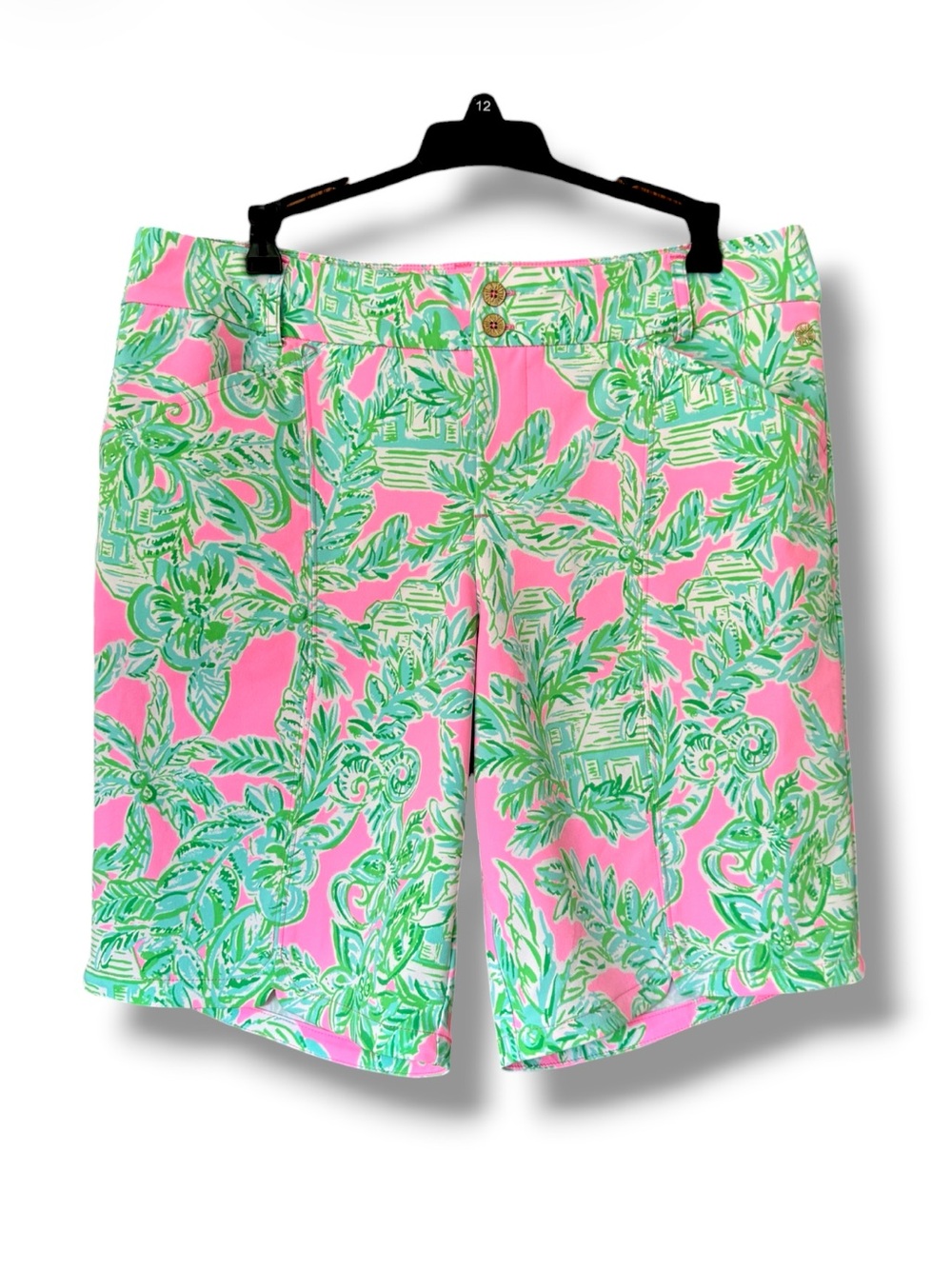 Lilly Pulitzer Women’s Pink Tropical Print Shorts NEW without Tags